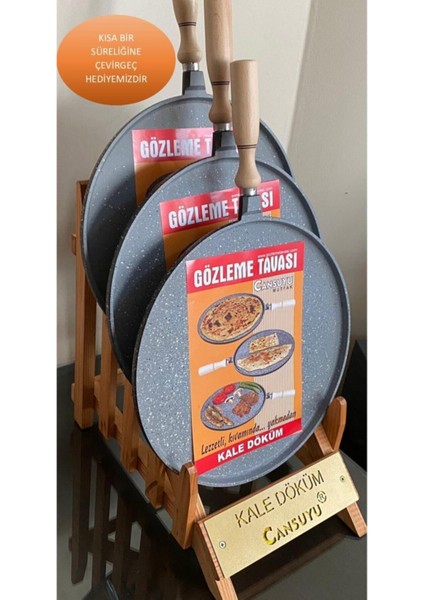 Kale Döküm Gözleme Tavası 36 cm