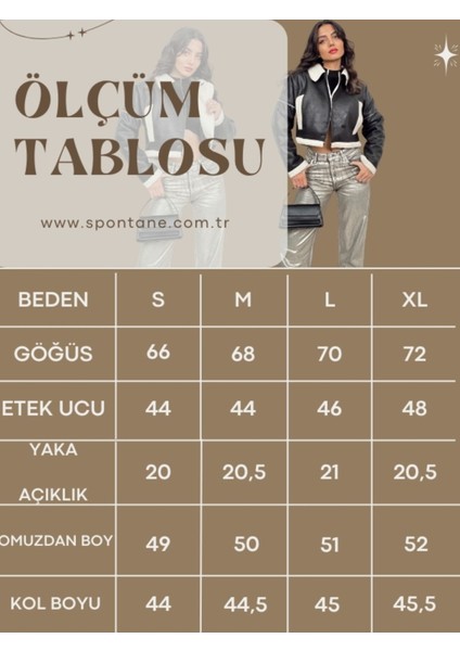 Peluş Lamineli Ceket Yaka Suni Süet Deri Mont indirimleri