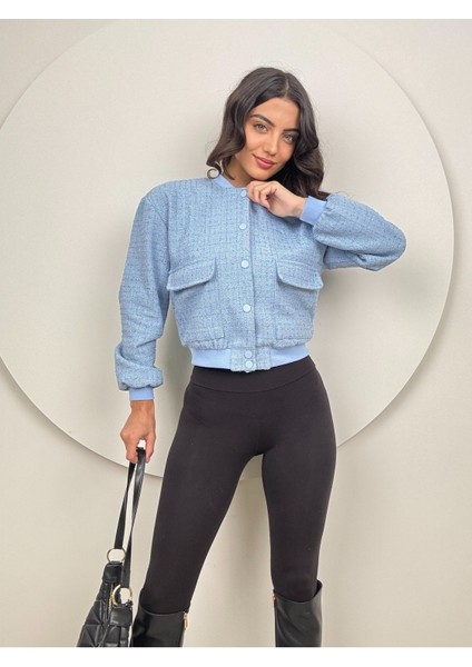 Simli Bomber Ceket