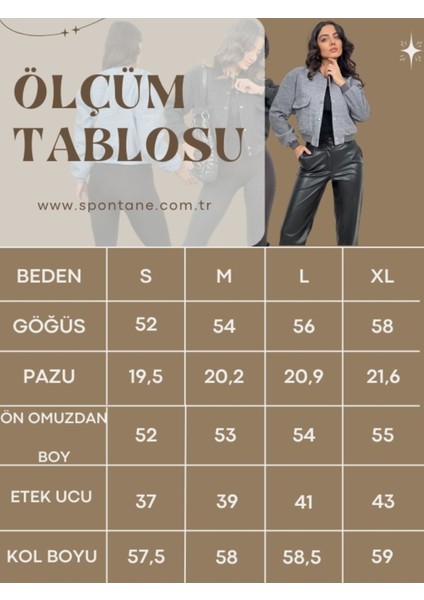 Simli Bomber Ceket