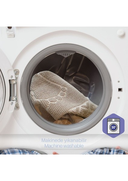 Soffy Kahve & Kahve 2 Adet 50 x 70 cm Banyo Paspası Doğal Pamuk Ayak Paspası Ayak Havlusu indirimleri