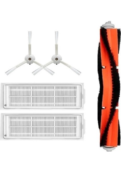 Xiaomi Mop 2 Pro (Model NO.-MJST1SHW Uyumlu) Yedek Fırça Filtre Seti-5 Parça