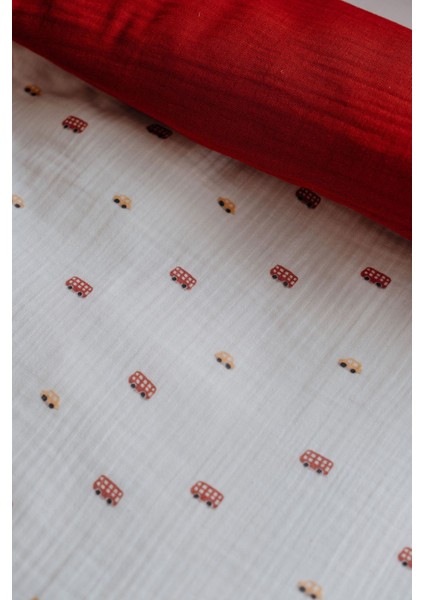 Bebek Boy Müslin Nevresim Takımı (100X150) | Red Car fiyatları
