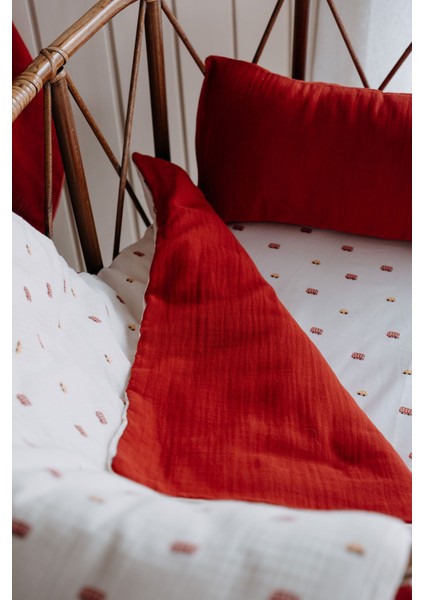 Bebek Boy Müslin Nevresim Takımı (100X150) | Red Car modelleri