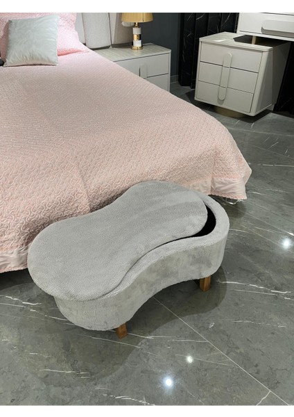 Ocho Sandıklı Kül Gri Wellsoft Venge Ayak Puf&bench fiyatları