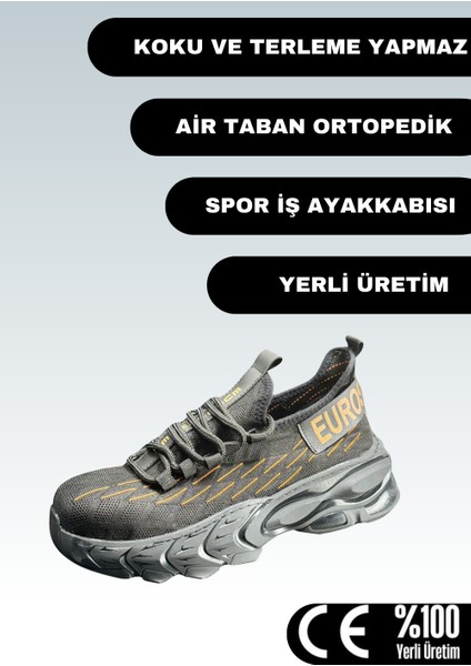 Spor İş Ayakkabısı Koku Yapmaz Ortopedik Air Taban
