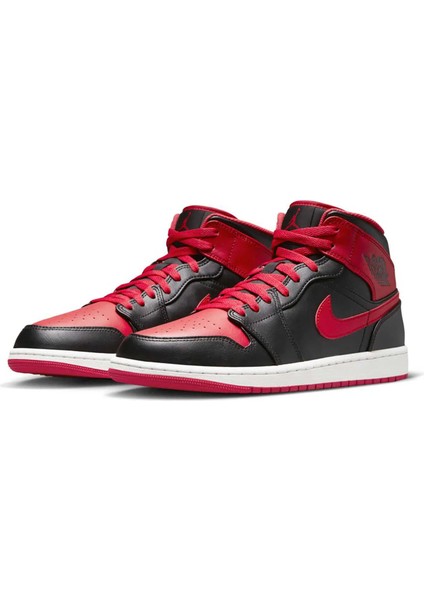 Air Jordan 1 Mid Erkek Kırmızı Basketbol Ayakkabısı DQ8426-060