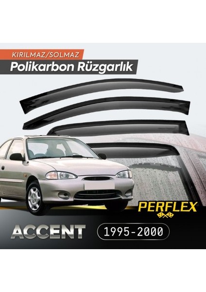 Hyundai Accent 1995-2000 Cam Rüzgarlığı V2 Mugen