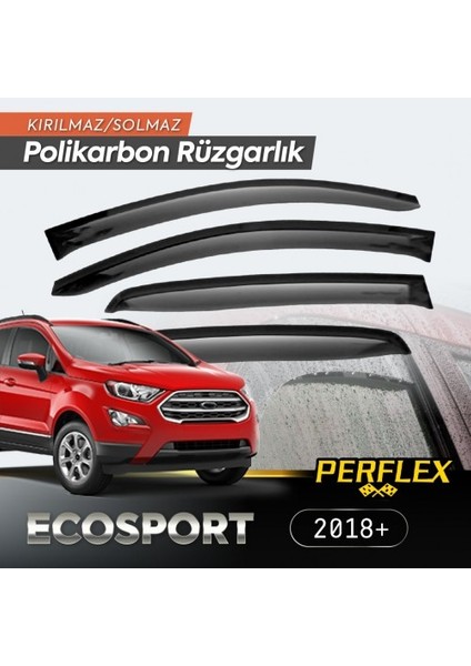 Ford Ecosport 2018+ Cam Rüzgarlığı V2 Düz