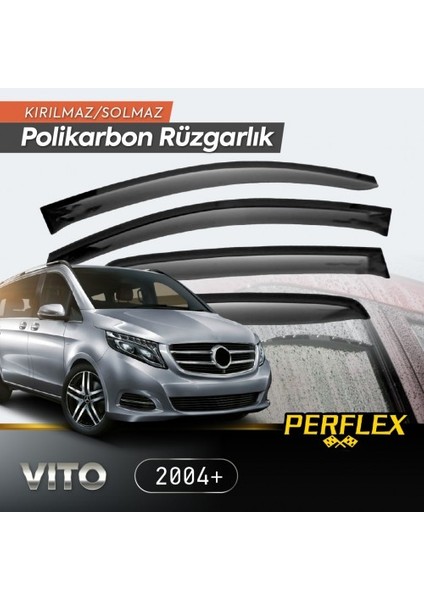 Mercedes Vito 2004+ Cam Rüzgarlığı V2 Düz