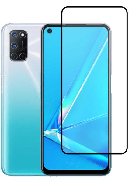 Oppo A52 - Ekran Koruyucu 5d Temperli Cam Koruma - Şeffaf