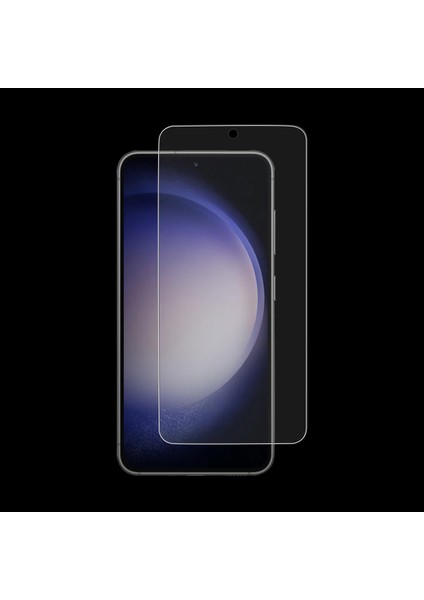 Samsung Galaxy S23 - Ekran Koruyucu 3D Vov Curve Glass Ekran Koruyucu - Şeffaf