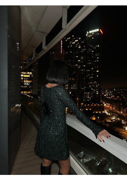 Pul Payet Kiloş Mini Elbise indirimleri