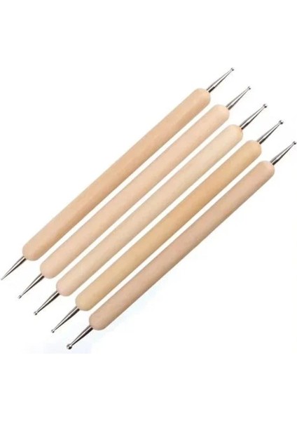 Metal Uçlu Modelaj Aleti 5 Li Set