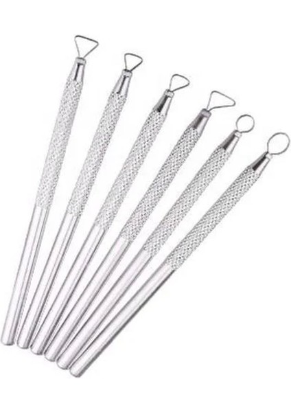 Aluminyum Saplı Kazıma Aletleri Seti 6lı.