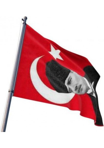 Kalpaklı Atatürk Bayrak (50×70 cm )