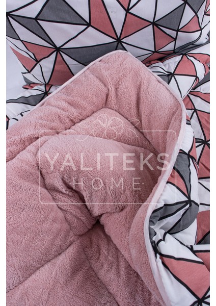 Yalıteks Home Tek Kişilik Welsoft Çift Taraflı Lüks Yorgan ve Yastık Kılıfı -Prizma indirimleri