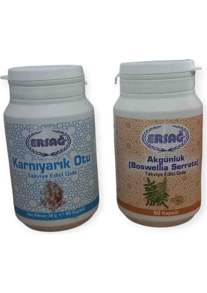 Karnıyarık Otu + Akgünlük Boswellia Serrata Ikili Özel Set