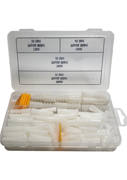 128 Parça Plastik Dübel Seti (10MM-8MM-7MM-6MM) fiyatları