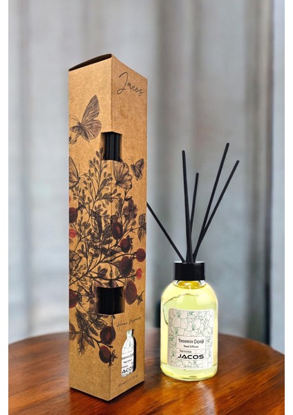 Yasemin Çiçeği Kokulu Bambu Çubuklu Oda Kokusu 100ML Reed Diffuser