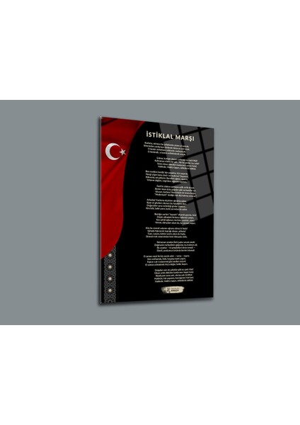 Atatürk 3'lü set cam tablo- atatürk tablosu - ıstiklal marşı tablosu - gençliğe hitabe tablosu