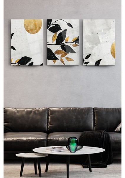Bohem tarzı cam tablo set-3