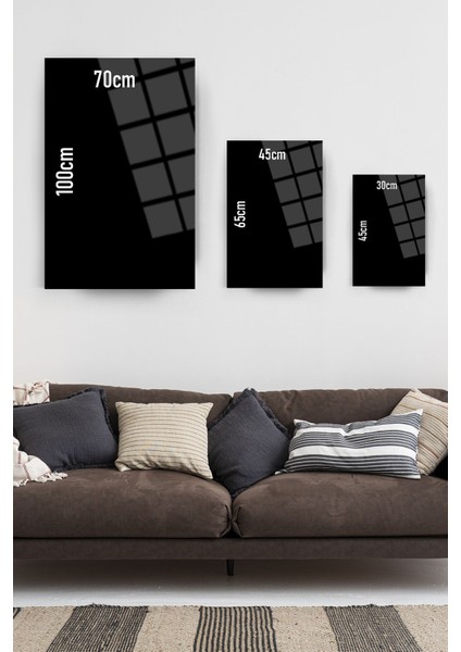 Bohem tarzı cam tablo set-4