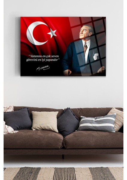 Atatürk cam tablo 118 fiyatları