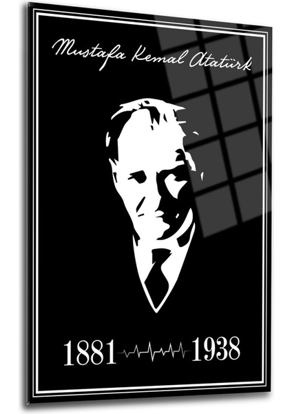 Atatürk Cam Tablo 68-Atatürk Tablosu-Türk Bayrağı Tablosu modelleri