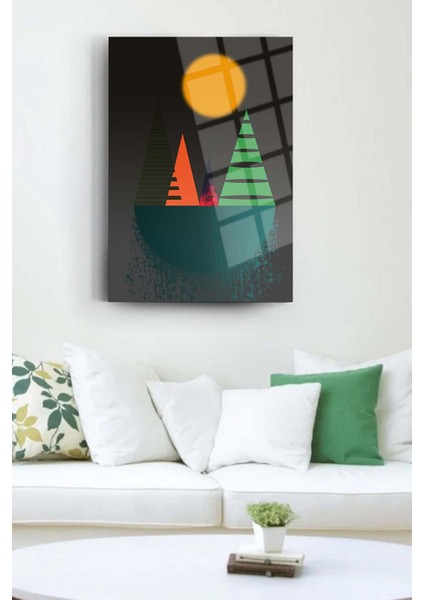 Geometrik Desen Cam Tablo fiyatları