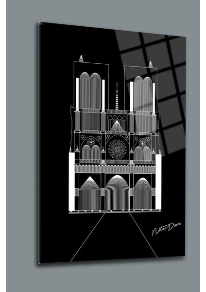 Notre Dame Katedrali Cam Tablo