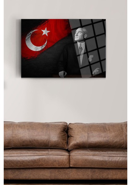 Atatürk Cam Tablo 89-Atatürk Tablosu-Türk Bayrağı Tablosu fiyatları