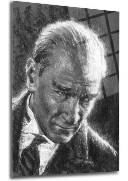 Atatürk Cam Tablo 77-Atatürk Tablosu-Türk Bayrağı Tablosu modelleri