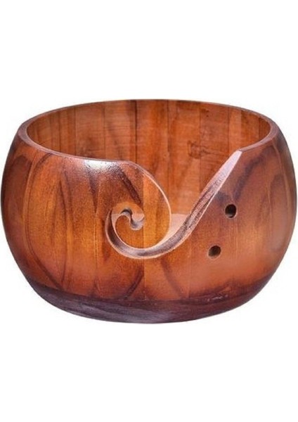 Ahşap Bambu Iplik Kasesi - Örgü Ipi Kasesi indirimleri