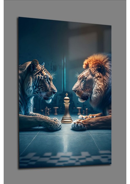 Aslan Kaplan ve Şah Cam Tablo