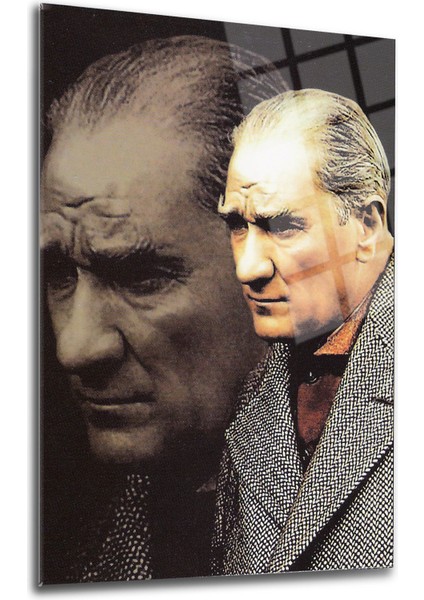 Atatürk Cam Tablo 84-Atatürk Tablosu-Türk Bayrağı Tablosu modelleri