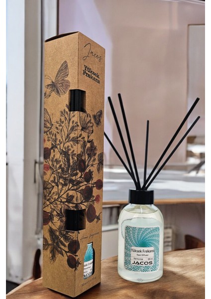 Yüksek Frekans Bambu Çubuklu Oda Kokusu 100ML Reed Diffuser