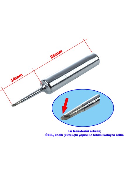 Havya Yedek Ucu - Kesik Uçlu - Küt Uçlu - 1 Adet fırsatları