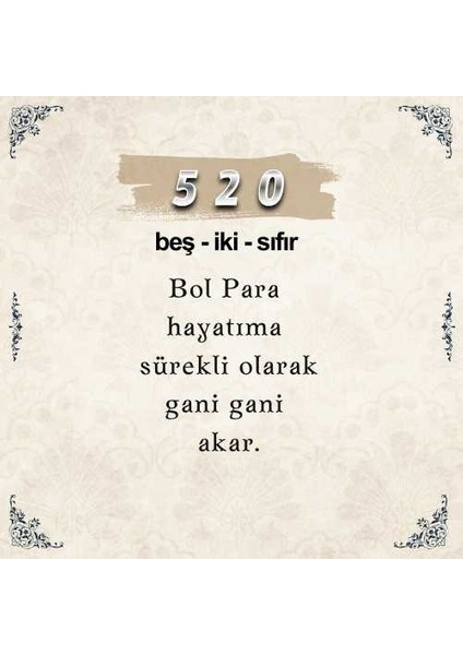 520 Para Sayı Sekansı Anahtarlık M1 fiyatları