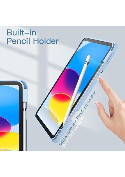 Apple ipad Air 6.nesil 11 Inç M2 2024 Kılıf Yatay Standlı Uyku Modlu Soft Renkli Kılıf-Kalem Şarja Uygun fırsatları