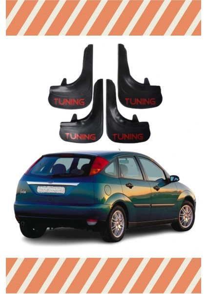 Ford Focus 1 Hb 1998-2004 Tunıng Yazılı 4'lütozluk Çamurluk Paçalık