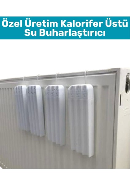 Premium Yüksek Isıya Dayanıklı Kalorifer Üstü Su Buharlaştırıcı Nemlendirici Askılı Suluk 3 Adet
