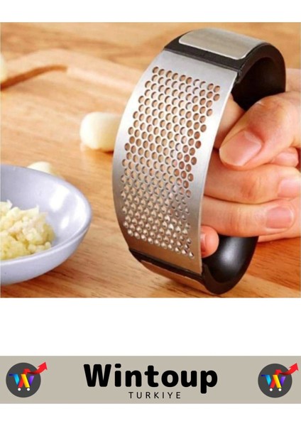 Premium Yüksek Kaliteli Garlic Press Rahat Tutuş Gondol Tasarım Çelik Yeni Nesil Sarımsak Rendesi