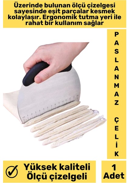 Premium Yüksek Kaliteli Paslanmaz Çelik Ölçü Çizelgeli Hamur Kesme Şekillendirme Spatulası fiyatları