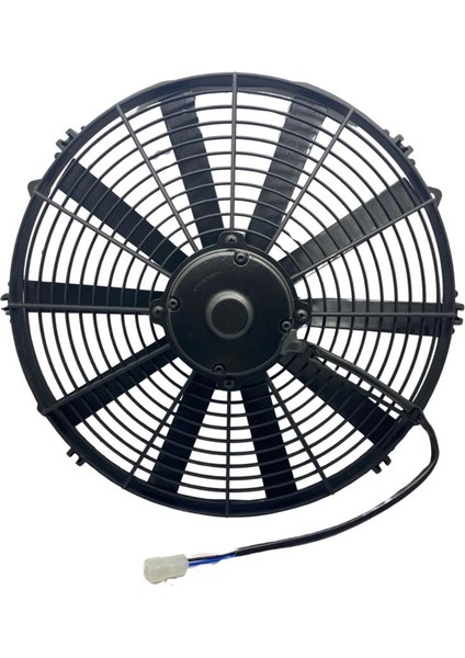 12V Fan Motoru Emici Aksiyel 14 " (Dış Çap 387 Mm)