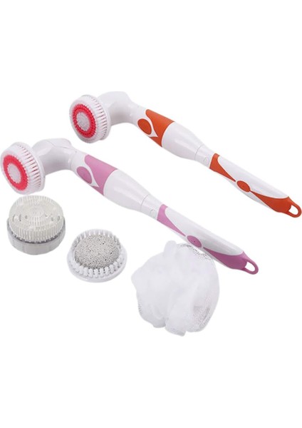 4'ü 1 Arada Oynar Başlı Banyo Fırçası