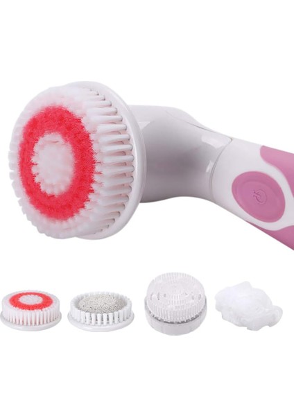 4'ü 1 Arada Oynar Başlı Banyo Fırçası