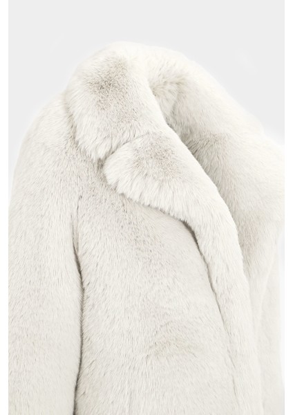 Premium Uzun Tüylü Rex Suni Kürk Kadın Mont modelleri