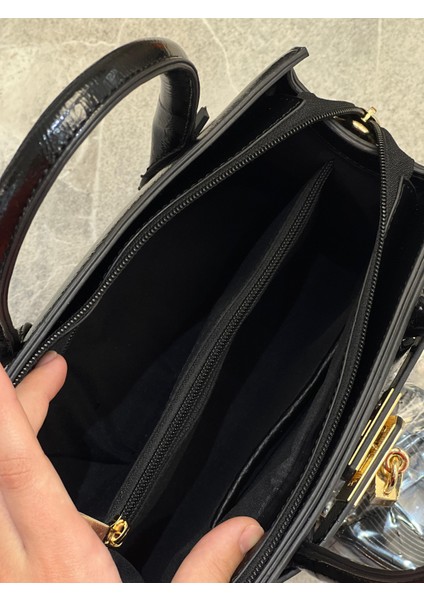 Kilit Aksesuar Detaylı '' Orta Boy '' Kadın El- Omuz Çantası indirimleri