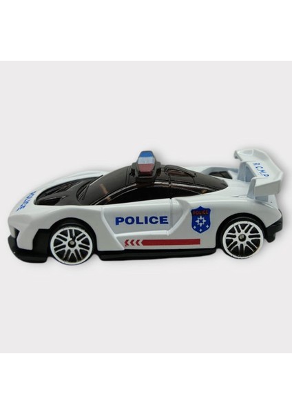 Metal Mini Polis Arabası 8 cm - Polis - 4 fiyatları